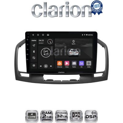 CLARION GL31114 Οθόνη OEM Multimedia Αυτοκινήτου για OPEL INSIGNIA 2007-2013 (CarPlay/AndroidAuto/BT/GPS/WIFI/GPRS)