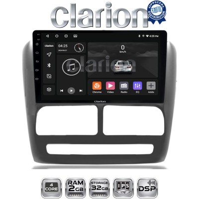 CLARION GL31211 Οθόνη OEM Multimedia Αυτοκινήτου για Fiat Doblo '10-'15 & Opel Combo'10-'15 (CarPlay/AndroidAuto/BT/GPS/WIFI/GPR