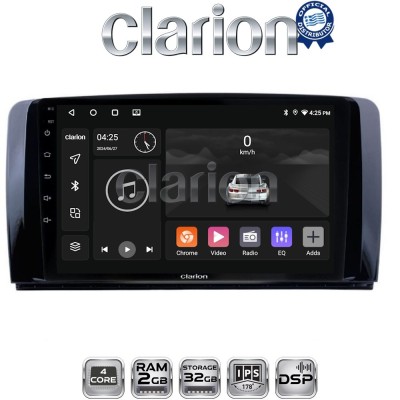 CLARION GL31215 Οθόνη OEM Multimedia Αυτοκινήτου για Benz R-class (W251) 20062014 (CarPlay/AndroidAuto/BT/GPS/WIFI/GPRS)