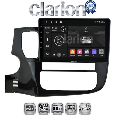CLARION GL31231 Οθόνη OEM Multimedia Αυτοκινήτου για MITSUBISHI OUTLANDER 2013 (CarPlay/AndroidAuto/BT/GPS/WIFI/GPRS)