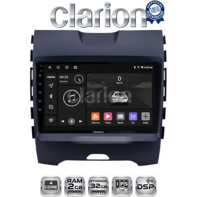 CLARION GL31248 Οθόνη OEM Multimedia Αυτοκινήτου για Ford Edge 2016 (CarPlay/AndroidAuto/BT/GPS/WIFI/GPRS)