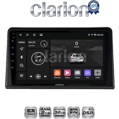 CLARION GL31326 Οθόνη OEM Multimedia Αυτοκινήτου για Renault Express 2023 (CarPlay/AndroidAuto/BT/GPS/WIFI/GPRS)