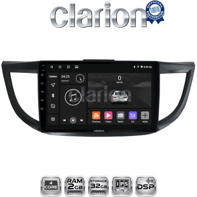 CLARION GL31378 Οθόνη OEM Multimedia Αυτοκινήτου για HONDA CRV 20132017 (CarPlay/AndroidAuto/BT/GPS/WIFI/GPRS)