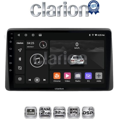 CLARION GL31434 Οθόνη OEM Multimedia Αυτοκινήτου για DACIA DUSTER 2019 (CarPlay/AndroidAuto/BT/GPS/WIFI/GPRS)