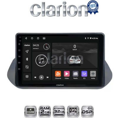 CLARION GL31483 Οθόνη OEM Multimedia Αυτοκινήτου για Nissan Qashqai 2021 (CarPlay/AndroidAuto/BT/GPS/WIFI/GPRS)