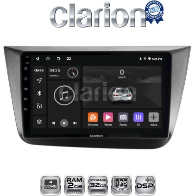 CLARION GL31490 Οθόνη OEM Multimedia Αυτοκινήτου για Seat Altea 2004 2015 (CarPlay/AndroidAuto/BT/GPS/WIFI/GPRS)