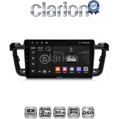 CLARION GL31509 Οθόνη OEM Multimedia Αυτοκινήτου για PEUGEOT 508 20102017 (CarPlay/AndroidAuto/BT/GPS/WIFI/GPRS)