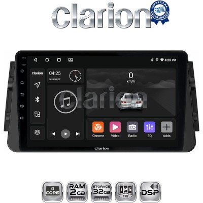 CLARION GL31714 Οθόνη OEM Multimedia Αυτοκινήτου για Nissan Micra (K14) 2017 (CarPlay/AndroidAuto/BT/GPS/WIFI/GPRS)