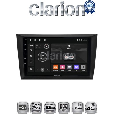 CLARION GL71004 Οθόνη OEM Multimedia Αυτοκινήτου για VW Golf 6 2008-2012 (CarPlay/AndroidAuto/BT/GPS/WIFI/GPRS)