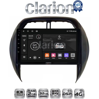 CLARION GL71071CL Οθόνη OEM Multimedia Αυτοκινήτου για Toyota Rav4 2000 2006 (CarPlay/AndroidAuto/BT/GPS/WIFI/GPRS)