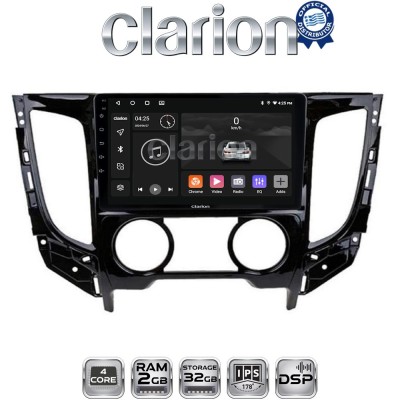 CLARION GL31230B Οθόνη OEM Multimedia Αυτοκινήτου για Mitsubishi L200 2014 Μόνο για αυτοκίνητα με Κλιματισμό (CarPlay/AndroidAut