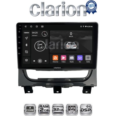 CLARION GL31257 Οθόνη OEM Multimedia Αυτοκινήτου για Fiat Strada 2012 2020 (CarPlay/AndroidAuto/BT/GPS/WIFI/GPRS)