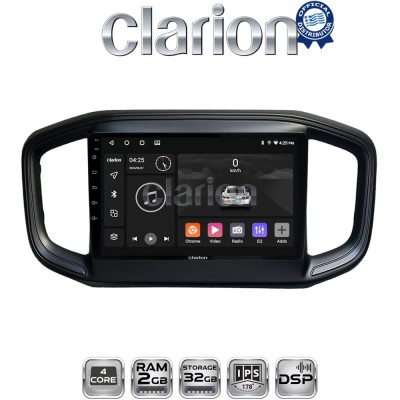 CLARION GL31259 Οθόνη OEM Multimedia Αυτοκινήτου για Fiat Strada 2021 (CarPlay/AndroidAuto/BT/GPS/WIFI/GPRS)