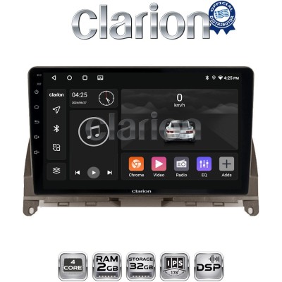 CLARION GL31265BR Οθόνη OEM Multimedia Αυτοκινήτου για Mercedes C Class W204 2007 2011 (CarPlay/AndroidAuto/BT/GPS/WIFI/GPRS)
