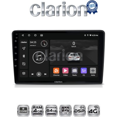 CLARION GL72019 Οθόνη OEM Multimedia Αυτοκινήτου για Opel AstraH, CorsaD, Suzuki Ignis (CarPlay/AndroidAuto/BT/GPS/WIFI/GPRS)