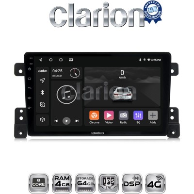CLARION GL72053 Οθόνη OEM Multimedia Αυτοκινήτου για SUZUKI G.VITARA 20052015 (CarPlay/AndroidAuto/BT/GPS/WIFI/GPRS)