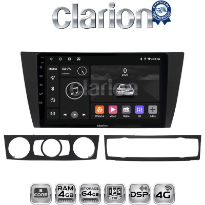 CLARION GL72095 Οθόνη OEM Multimedia Αυτοκινήτου για BMW σειρά 3 (E90-91-92-93) 2005-2012 (CarPlay/AndroidAuto/BT/GPS/WIFI/GPRS)