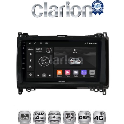 CLARION GL72668 Οθόνη OEM Multimedia Αυτοκινήτου για MERCEDES A(W169),B(W245) - SPRINTER - VITO (CarPlay/AndroidAuto/BT/GPS/WIFI