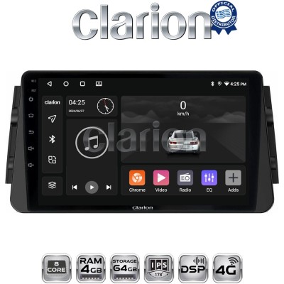 CLARION GL72714 Οθόνη OEM Multimedia Αυτοκινήτου για Nissan Micra (K14) 2017 (CarPlay/AndroidAuto/BT/GPS/WIFI/GPRS)