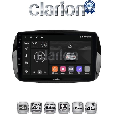 CLARION GL72029 Οθόνη OEM Multimedia Αυτοκινήτου για SMART ForTwo 2015 (CarPlay/AndroidAuto/BT/GPS/WIFI/GPRS)