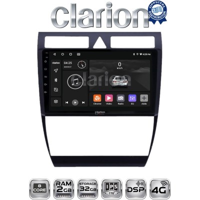 CLARION GL71102 Οθόνη OEM Multimedia Αυτοκινήτου για Audi A6 1998 2004 (CarPlay/AndroidAuto/BT/GPS/WIFI/GPRS)
