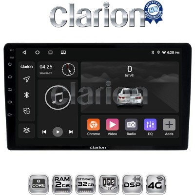 CLARION GL71157 Οθόνη OEM Multimedia Αυτοκινήτου για DACIA DUSTER 20132019 (CarPlay/AndroidAuto/BT/GPS/WIFI/GPRS)