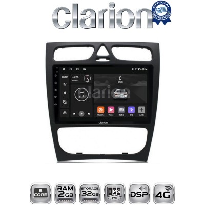 CLARION GL71171 Οθόνη OEM Multimedia Αυτοκινήτου για MERCEDES C class (W203) - CLK (W208) (CarPlay/AndroidAuto/BT/GPS/WIFI/GPRS)