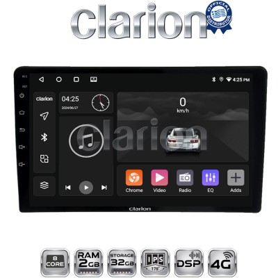 CLARION GL71202 Οθόνη OEM Multimedia Αυτοκινήτου για Jeep 2007 (CarPlay/AndroidAuto/BT/GPS/WIFI/GPRS)