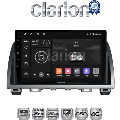 CLARION GL71212 Οθόνη OEM Multimedia Αυτοκινήτου για Mazda 6 2013 2017 (CarPlay/AndroidAuto/BT/GPS/WIFI/GPRS)