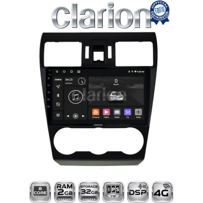 CLARION GL71262 Οθόνη OEM Multimedia Αυτοκινήτου για SUBARU IMPREZA-FORESTER 2013 (CarPlay/AndroidAuto/BT/GPS/WIFI/GPRS)