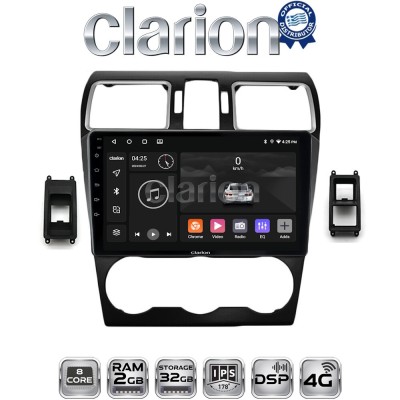 CLARION GL71262B Οθόνη OEM Multimedia Αυτοκινήτου για Subaru Impreza - Forester 2013 (CarPlay/AndroidAuto/BT/GPS/WIFI/GPRS)