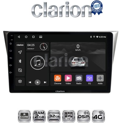 CLARION GL71271 Οθόνη OEM Multimedia Αυτοκινήτου για Subaru Impreza 2000 2007 (CarPlay/AndroidAuto/BT/GPS/WIFI/GPRS)