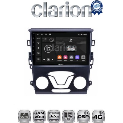 CLARION GL71369 Οθόνη OEM Multimedia Αυτοκινήτου για FORD MONDEO 2014 (CarPlay/AndroidAuto/BT/GPS/WIFI/GPRS)