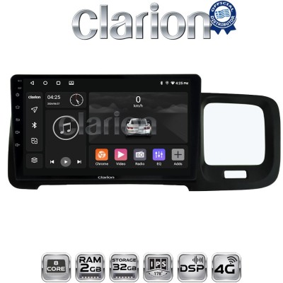 CLARION GL71392 Οθόνη OEM Multimedia Αυτοκινήτου για Volvo S60 2010 2018 (CarPlay/AndroidAuto/BT/GPS/WIFI/GPRS)