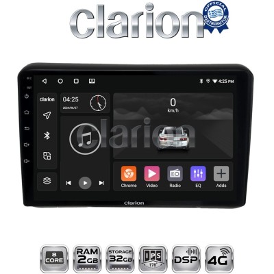 CLARION GL71421 Οθόνη OEM Multimedia Αυτοκινήτου για HONDA HRV 2015 (CarPlay/AndroidAuto/BT/GPS/WIFI/GPRS)
