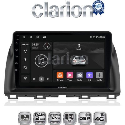 CLARION GL71438 Οθόνη OEM Multimedia Αυτοκινήτου για MAZDA CX5 20132017 (CarPlay/AndroidAuto/BT/GPS/WIFI/GPRS)