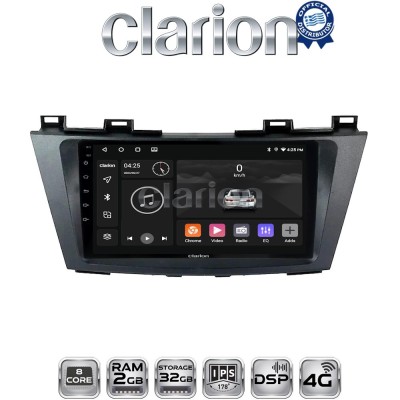 CLARION GL71440 Οθόνη OEM Multimedia Αυτοκινήτου για MAZDA 5 2011 (CarPlay/AndroidAuto/BT/GPS/WIFI/GPRS)