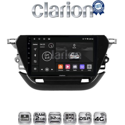 CLARION GL71523 Οθόνη OEM Multimedia Αυτοκινήτου για Opel Corsa F 2021 (CarPlay/AndroidAuto/BT/GPS/WIFI/GPRS)
