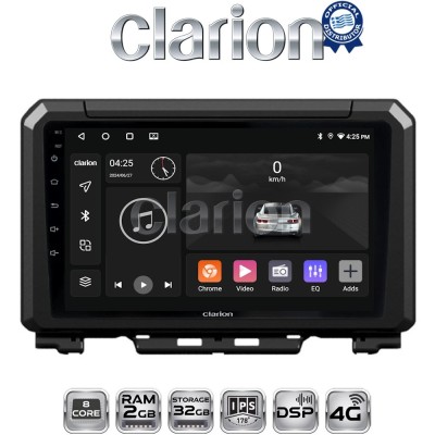 CLARION GL71570 Οθόνη OEM Multimedia Αυτοκινήτου για SUZUKI JIMNY 2018 (CarPlay/AndroidAuto/BT/GPS/WIFI/GPRS)