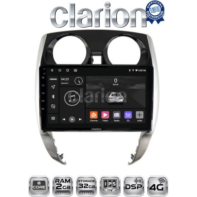 CLARION GL71790 Οθόνη OEM Multimedia Αυτοκινήτου για Nissan Note 2013 2020 (CarPlay/AndroidAuto/BT/GPS/WIFI/GPRS)