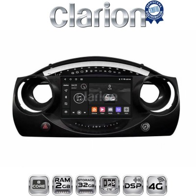 CLARION GL71832 Οθόνη OEM Multimedia Αυτοκινήτου για MINI COOPER 2001 2007 (CarPlay/AndroidAuto/BT/GPS/WIFI/GPRS)