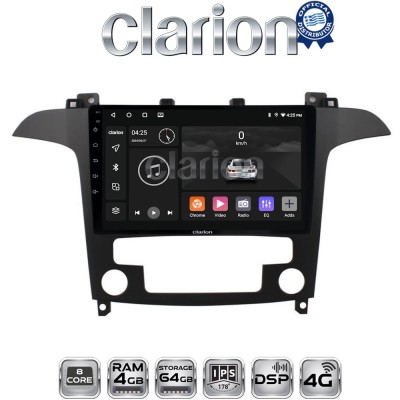 CLARION GL72003 Οθόνη OEM Multimedia Αυτοκινήτου για Ford S-Max 2006 2014 (CarPlay/AndroidAuto/BT/GPS/WIFI/GPRS)