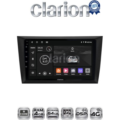 CLARION GL72004 Οθόνη OEM Multimedia Αυτοκινήτου για VW Golf 6 2008-2012 (CarPlay/AndroidAuto/BT/GPS/WIFI/GPRS)