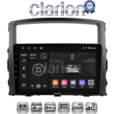 CLARION GL72038 Οθόνη OEM Multimedia Αυτοκινήτου για MITSUBISHI PAJERO 20062014 (CarPlay/AndroidAuto/BT/GPS/WIFI/GPRS)