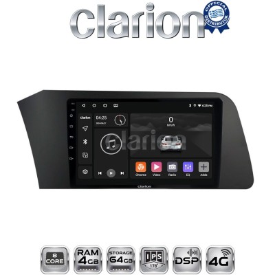 CLARION GL72227 Οθόνη OEM Multimedia Αυτοκινήτου για Hyundai Elantra 2021 (CarPlay/AndroidAuto/BT/GPS/WIFI/GPRS)