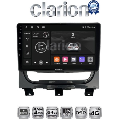 CLARION GL72257 Οθόνη OEM Multimedia Αυτοκινήτου για Fiat Strada 2012 2020 (CarPlay/AndroidAuto/BT/GPS/WIFI/GPRS)