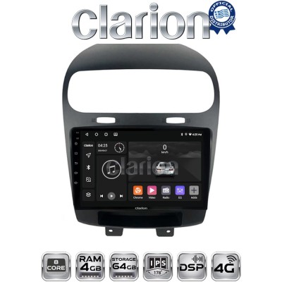 CLARION GL72261 Οθόνη OEM Multimedia Αυτοκινήτου για Fiat Freemont 2008 (CarPlay/AndroidAuto/BT/GPS/WIFI/GPRS)