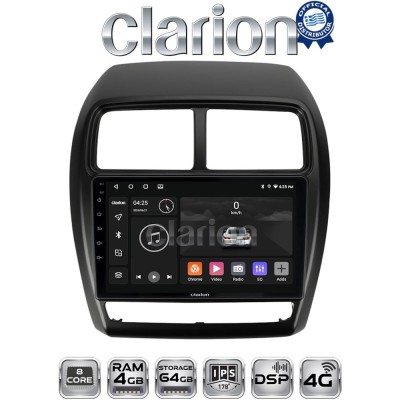 CLARION GL72318 Οθόνη OEM Multimedia Αυτοκινήτου για Mitsubishi ASX 2020 2023 (CarPlay/AndroidAuto/BT/GPS/WIFI/GPRS)
