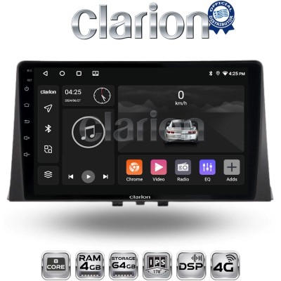 CLARION GL72330 Οθόνη OEM Multimedia Αυτοκινήτου για CITROEN BERLINGO - PEUGEOT PARTNER 2019 (CarPlay/AndroidAuto/BT/GPS/WIFI/GP