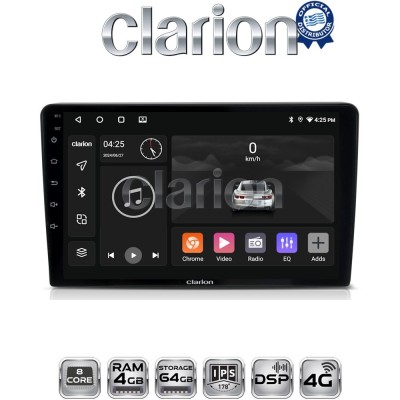 CLARION GL72331 Οθόνη OEM Multimedia Αυτοκινήτου για CITROEN BERLINGO - PEUGEOT PARTNER 20082018 (CarPlay/AndroidAuto/BT/GPS/WIF